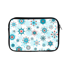 Beautifule Snowflake Decorative Pattern Seamless Apple Ipad Mini Zipper Cases