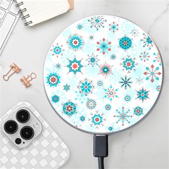 Beautifule Snowflake Decorative Pattern Seamless Wireless Charger