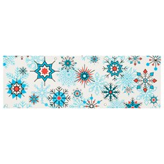 Beautifule Snowflake Decorative Pattern Seamless Banner And Sign 9  X 3  by Jancukart