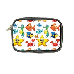 Fish Ocean Water Sea Life Seamless Background Coin Purse