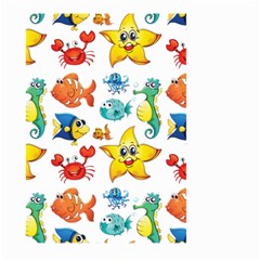 Fish Ocean Water Sea Life Seamless Background Large Garden Flag (two Sides)