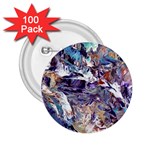 Abstract cross currents 2.25  Buttons (100 pack)  Front