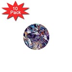 Abstract cross currents 1  Mini Buttons (10 pack)  Front