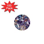 Abstract cross currents 1  Mini Buttons (100 pack)  Front