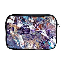 Abstract Cross Currents Apple Macbook Pro 17  Zipper Case by kaleidomarblingart