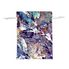 Abstract Cross Currents Lightweight Drawstring Pouch (m) by kaleidomarblingart