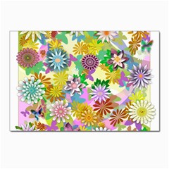 Illustration-pattern-abstract Postcards 5  X 7  (pkg Of 10)