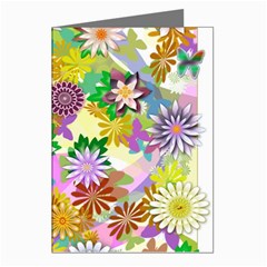 Illustration-pattern-abstract Greeting Cards (pkg Of 8)