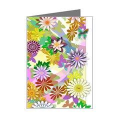 Illustration-pattern-abstract Mini Greeting Card