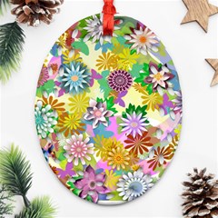 Illustration-pattern-abstract Oval Filigree Ornament (two Sides)