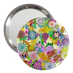 Illustration-pattern-abstract 3  Handbag Mirrors