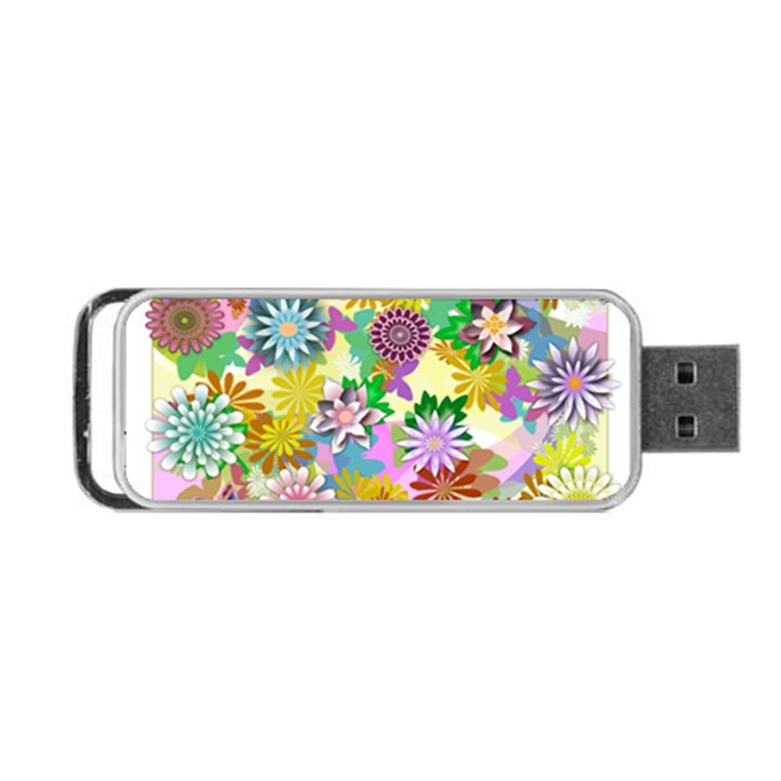 Illustration-pattern-abstract Portable USB Flash (Two Sides)