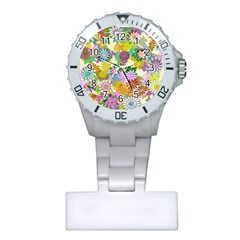 Illustration-pattern-abstract Plastic Nurses Watch by Pakrebo