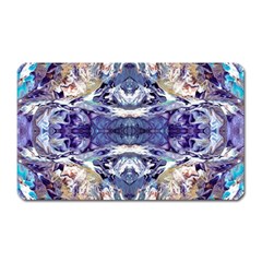 Amethyst Repeats Magnet (rectangular) by kaleidomarblingart