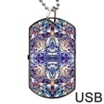 Amethyst repeats Dog Tag USB Flash (One Side) Front