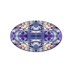 Amethyst Repeats Sticker (oval) by kaleidomarblingart