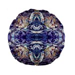 Amethyst repeats Standard 15  Premium Round Cushions Front