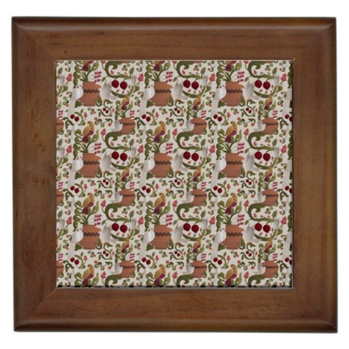 Architecture ornaments Framed Tile