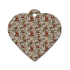 Architecture Ornaments Dog Tag Heart (two Sides) by Gohar