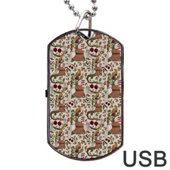 Architecture Ornaments Dog Tag Usb Flash (two Sides) by Gohar