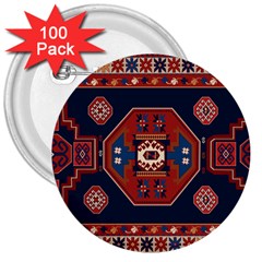 Armenian Carpet 3  Buttons (100 Pack)  by Gohar