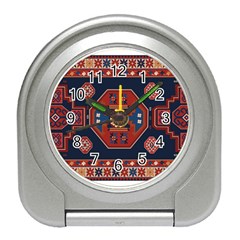 Armenian Carpet Travel Alarm Clock by Gohar