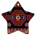 Armenian Carpet Star Ornament (Two Sides) Front