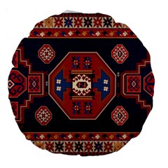 Armenian Carpet Large 18  Premium Round Cushions by Gohar