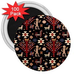 Carpet-symbols 3  Magnets (100 Pack) by Gohar