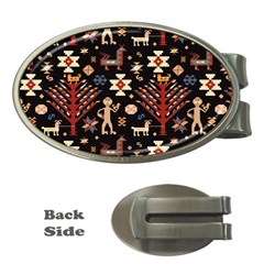 Carpet-symbols Money Clips (oval)  by Gohar