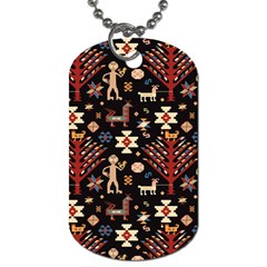 Carpet-symbols Dog Tag (one Side) by Gohar