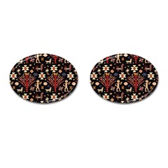 Carpet-symbols Cufflinks (oval) by Gohar