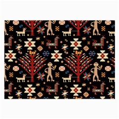 Carpet-symbols Large Glasses Cloth (2 Sides) by Gohar