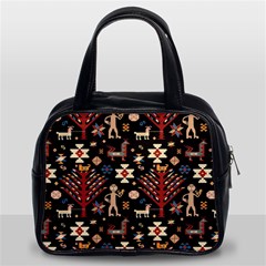 Carpet-symbols Classic Handbag (two Sides) by Gohar