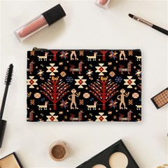 Carpet-symbols Cosmetic Bag (medium) by Gohar