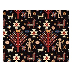 Carpet-symbols Double Sided Flano Blanket (large)  by Gohar