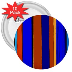 Abstract Blue And Orange 930 3  Buttons (10 Pack) 