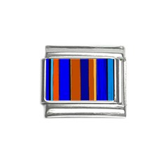 Abstract Blue And Orange 930 Italian Charm (9mm)