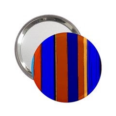 Abstract Blue And Orange 930 2 25  Handbag Mirrors by KorokStudios