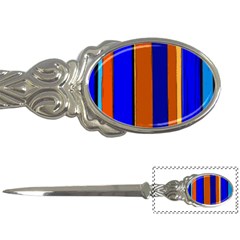 Abstract Blue And Orange 930 Letter Opener