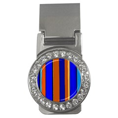 Abstract Blue And Orange 930 Money Clips (cz) 