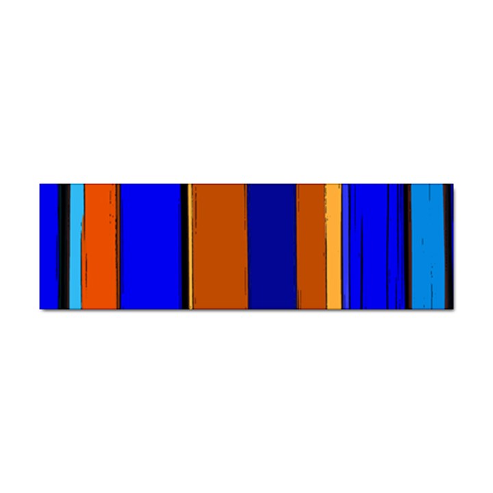 Abstract Blue And Orange 930 Sticker (Bumper)