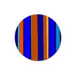 Abstract Blue And Orange 930 Magnet 3  (Round) Front