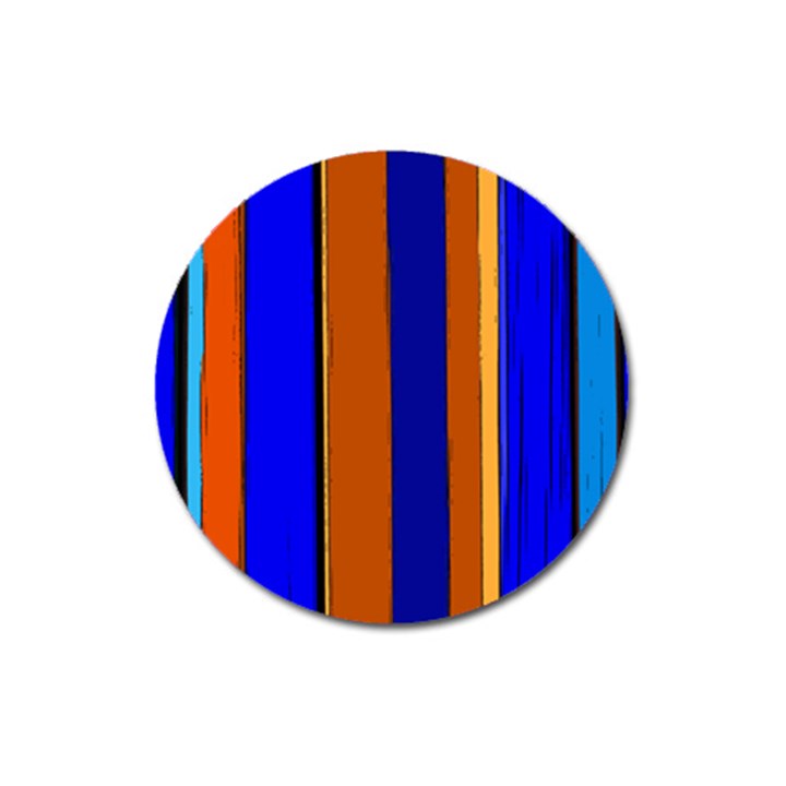 Abstract Blue And Orange 930 Magnet 3  (Round)