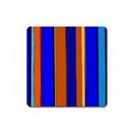 Abstract Blue And Orange 930 Square Magnet Front