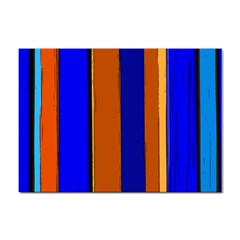 Abstract Blue And Orange 930 Sticker A4 (10 Pack)