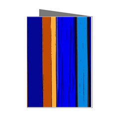 Abstract Blue And Orange 930 Mini Greeting Cards (pkg Of 8)