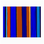 Abstract Blue And Orange 930 Small Glasses Cloth Front