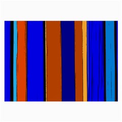 Abstract Blue And Orange 930 Large Glasses Cloth by KorokStudios