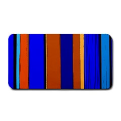 Abstract Blue And Orange 930 Medium Bar Mat by KorokStudios